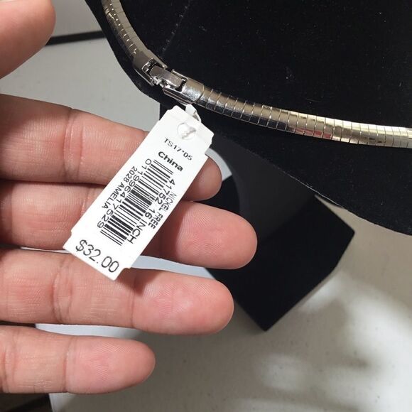 2028 Silver Dipped Cobra Chain Necklace (G2) - Picture 5 of 7